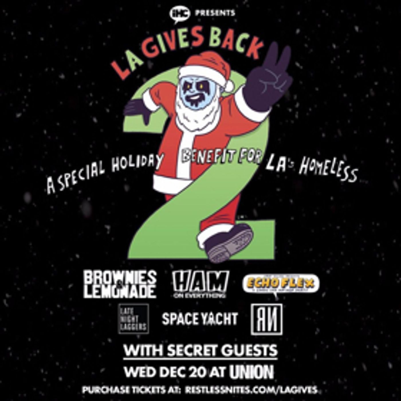 IHEARTCOMIX Presents LA GIVES BACK: Holiday Event to Benefit LA's Homeless  Image