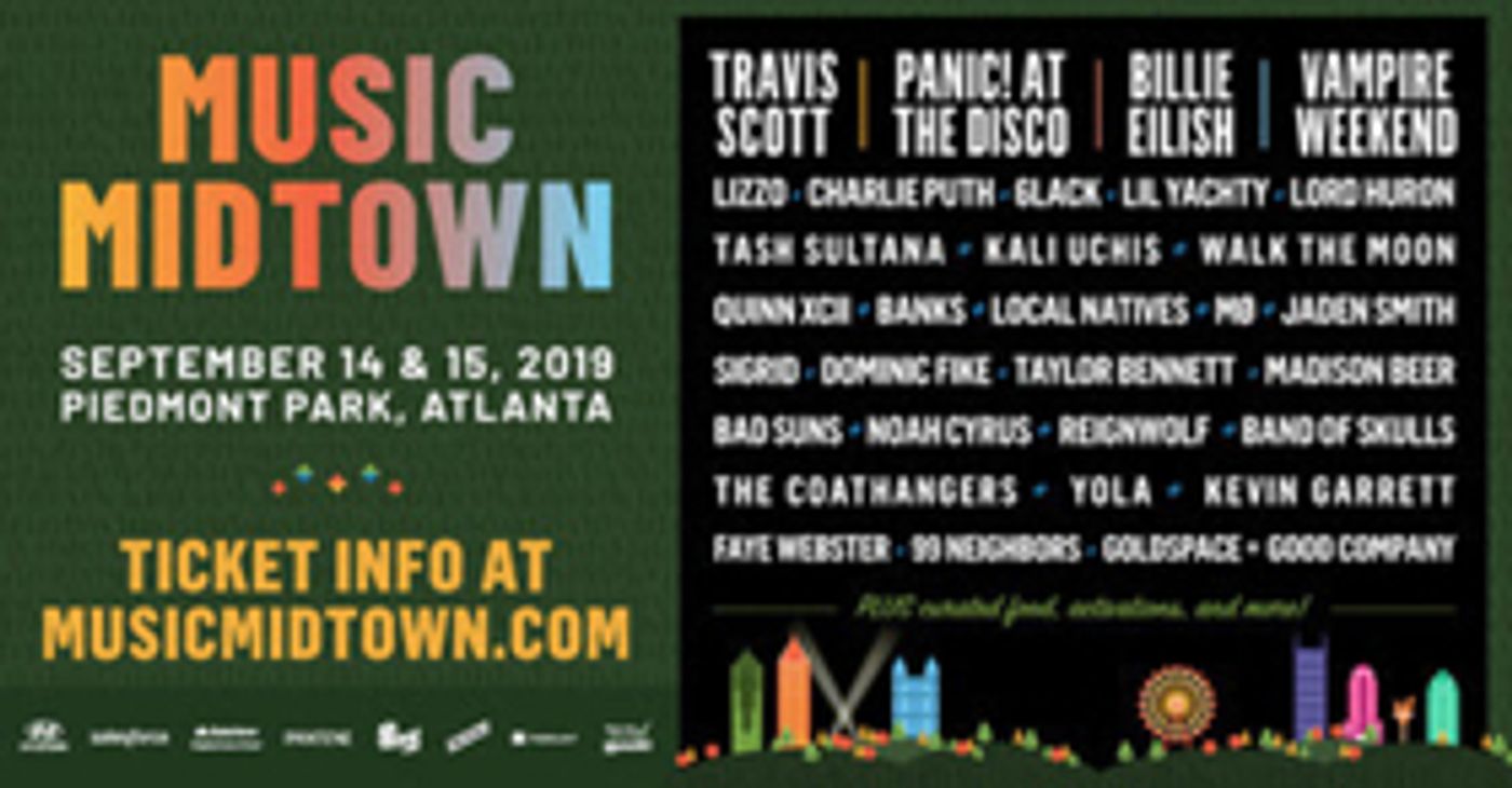 Panic! At the Disco, Travis Scott to Headline Music Midtown 2019 Panic! At the Disco, Travis Scott to Headline Music Midtown 2019 Image