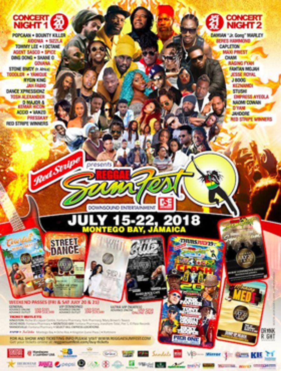 Launch Events Countdown to Jamaica's Reggae Sumfest Next Month Image