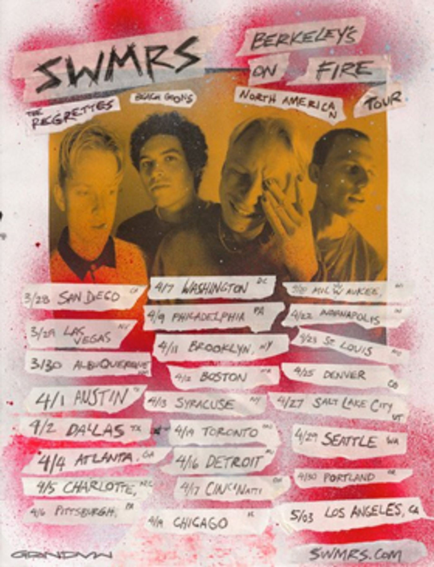 SWMRS Announce Their North American Headline Tour SWMRS Announce Their North American Headline Tour Image