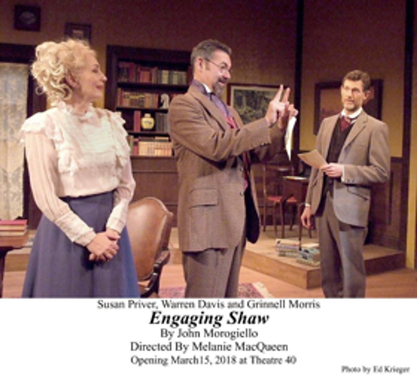 Review: ENGAGING SHAW Poses Very Modern Questions on the Battle of the Sexes in 19th Century England  Image