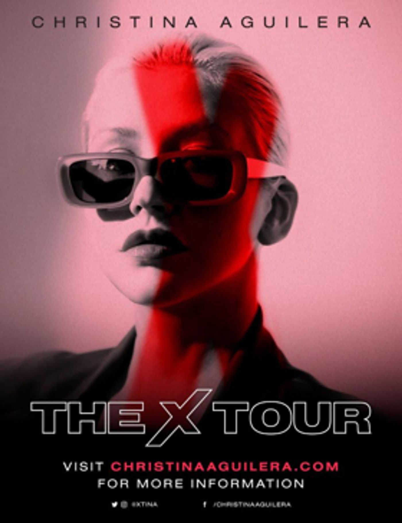 Christina Aguilera Announces 'The X Tour'  Image
