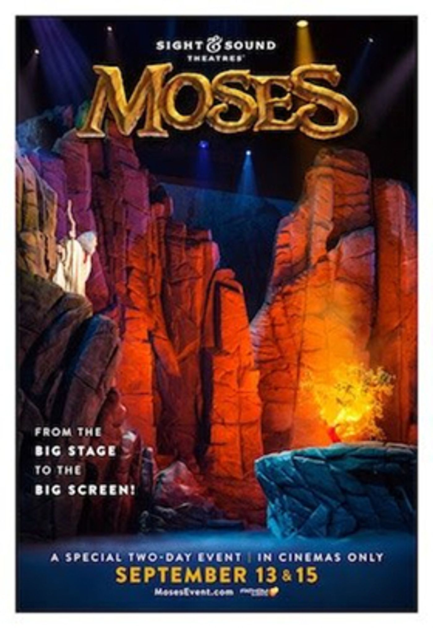 Sight & Sound Theatres' MOSES Coming to Movie Theaters Nationwide This September Sight & Sound Theatres' MOSES Coming to Movie Theaters Nationwide This September Image