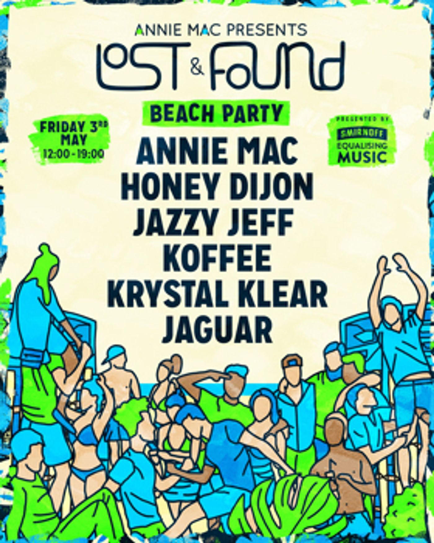 Smirnoff Equalising Music to Present Beach Party Stage at AMP Lost & Found Festival  Image