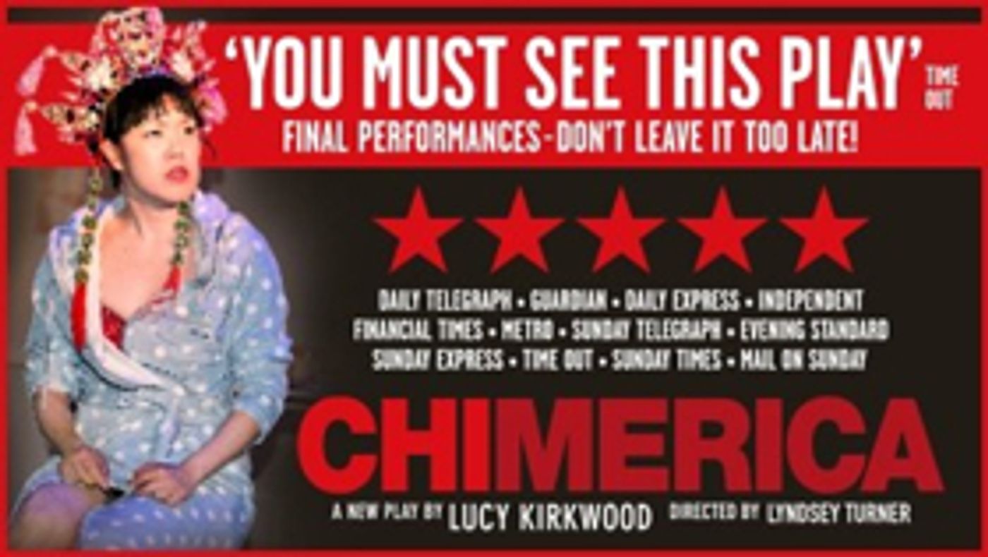 Channel 4 Commissions Lucy Kirkwood's CHIMERICA For Television Series  Image