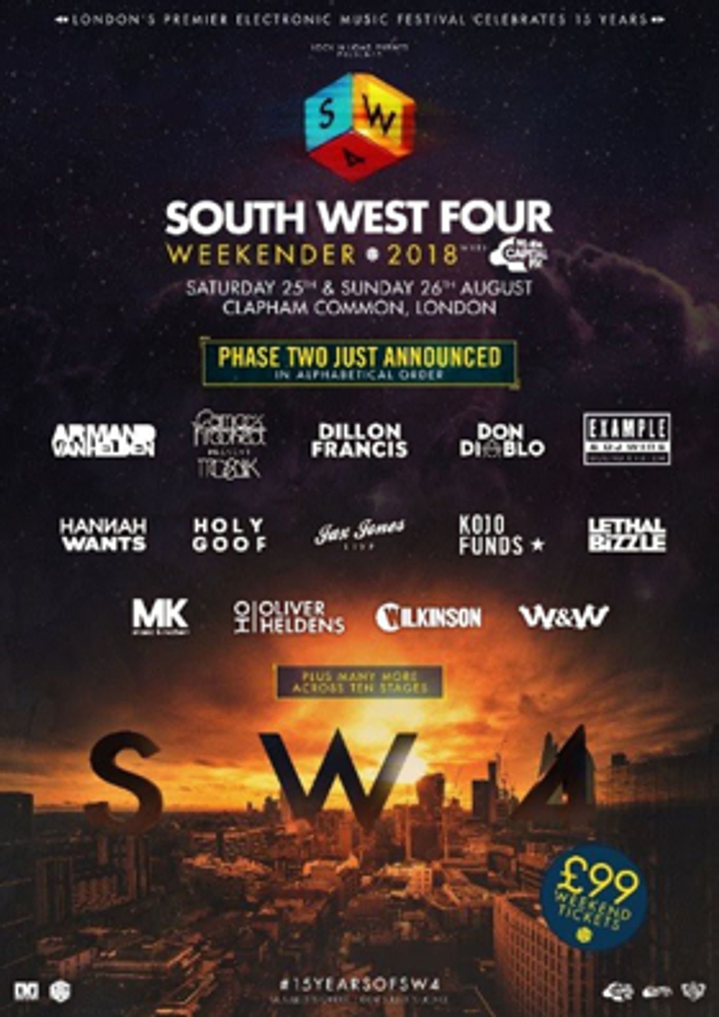 15 Annual South West Four Festival Lineup Continues to Expand 15 Annual South West Four Festival Lineup Continues to Expand Image