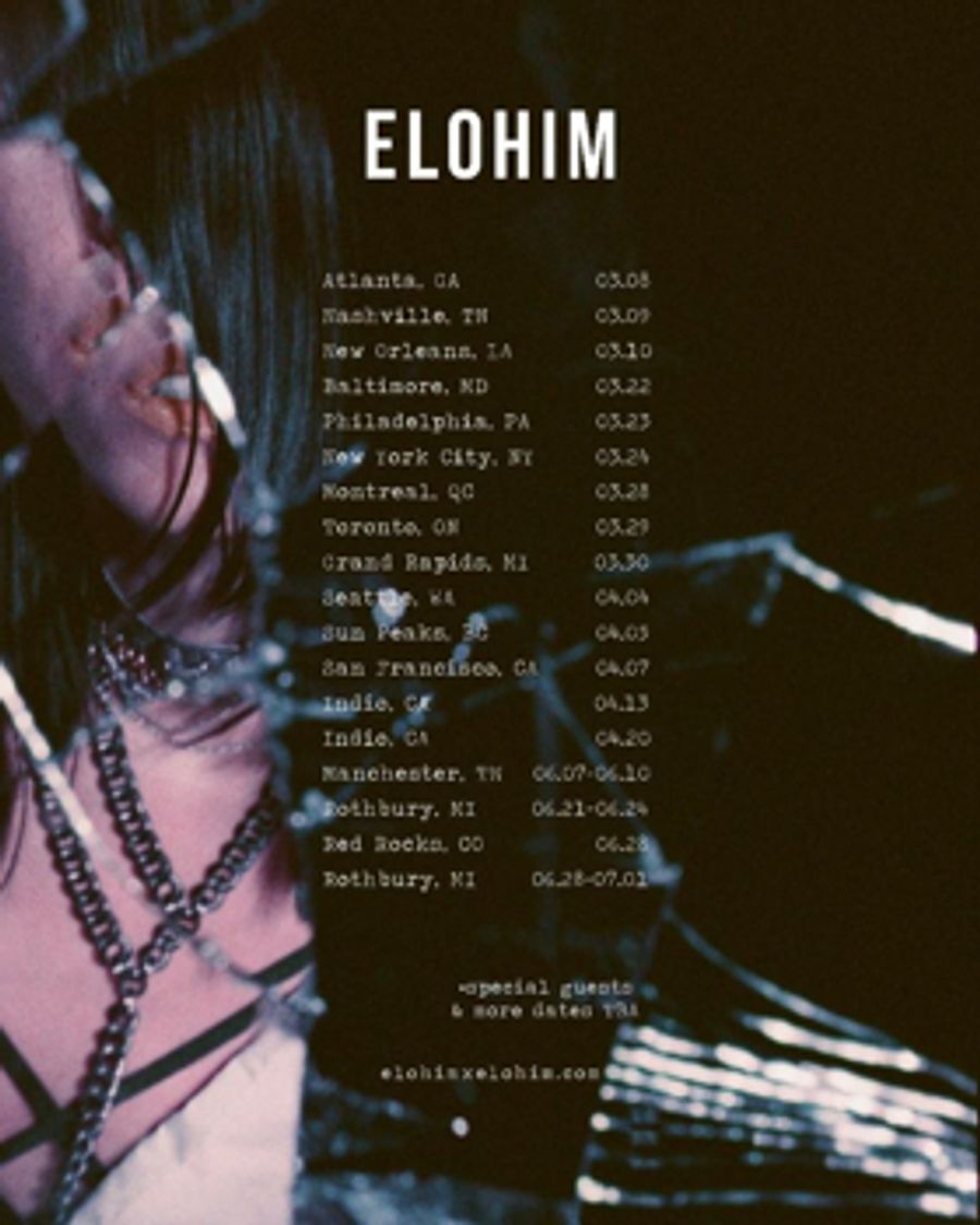 Elohim Announces Coachella, Bonnaroo, Electric Forest Image