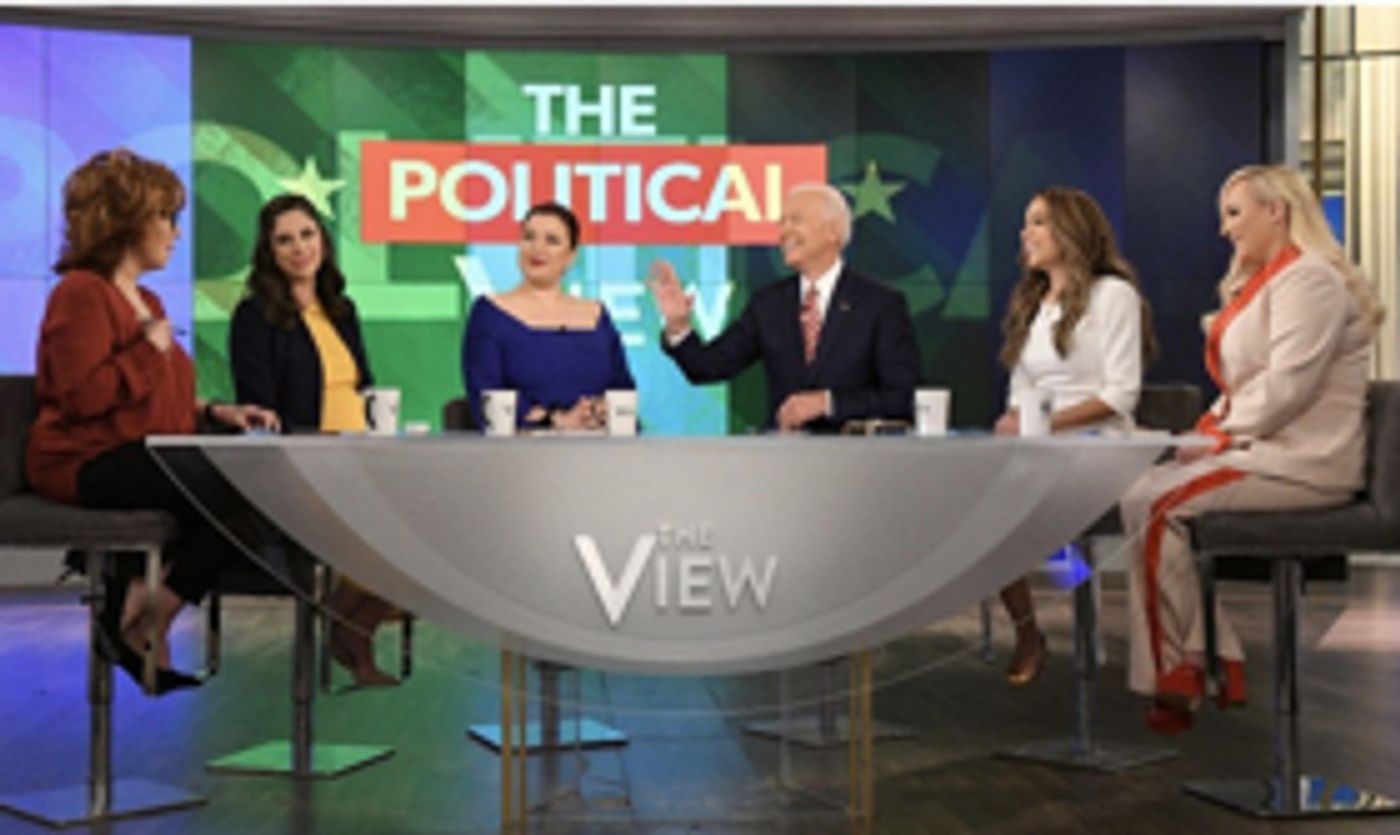 On Friday, With Guest Former Vice President Joe Biden, ABC's 'The View' Delivers Its Most-Watched Friday Telecast in 15 Months On Friday, With Guest Former Vice President Joe Biden, ABC's 'The View' Delivers Its Most-Watched Friday Telecast in 15 Months Image