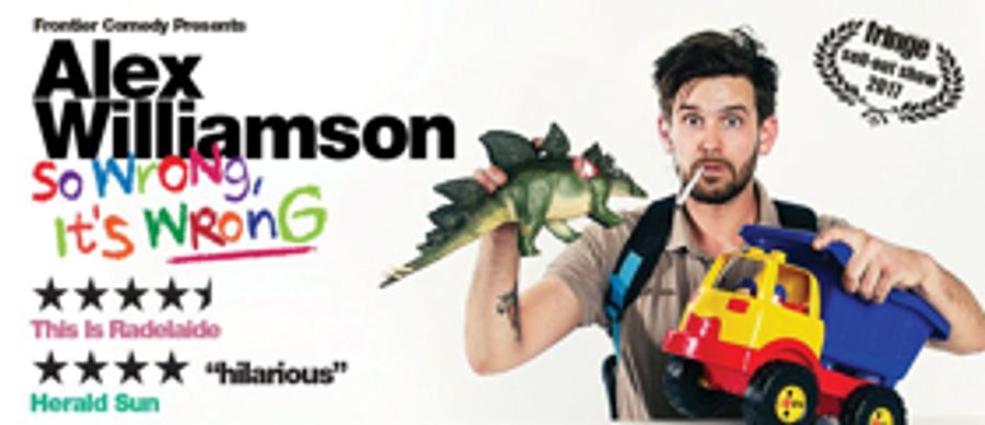 Alex Williamson Adds Extra Adelaide Fringe and Sydney Comedy Festival Shows and Announces Australian Tour Image