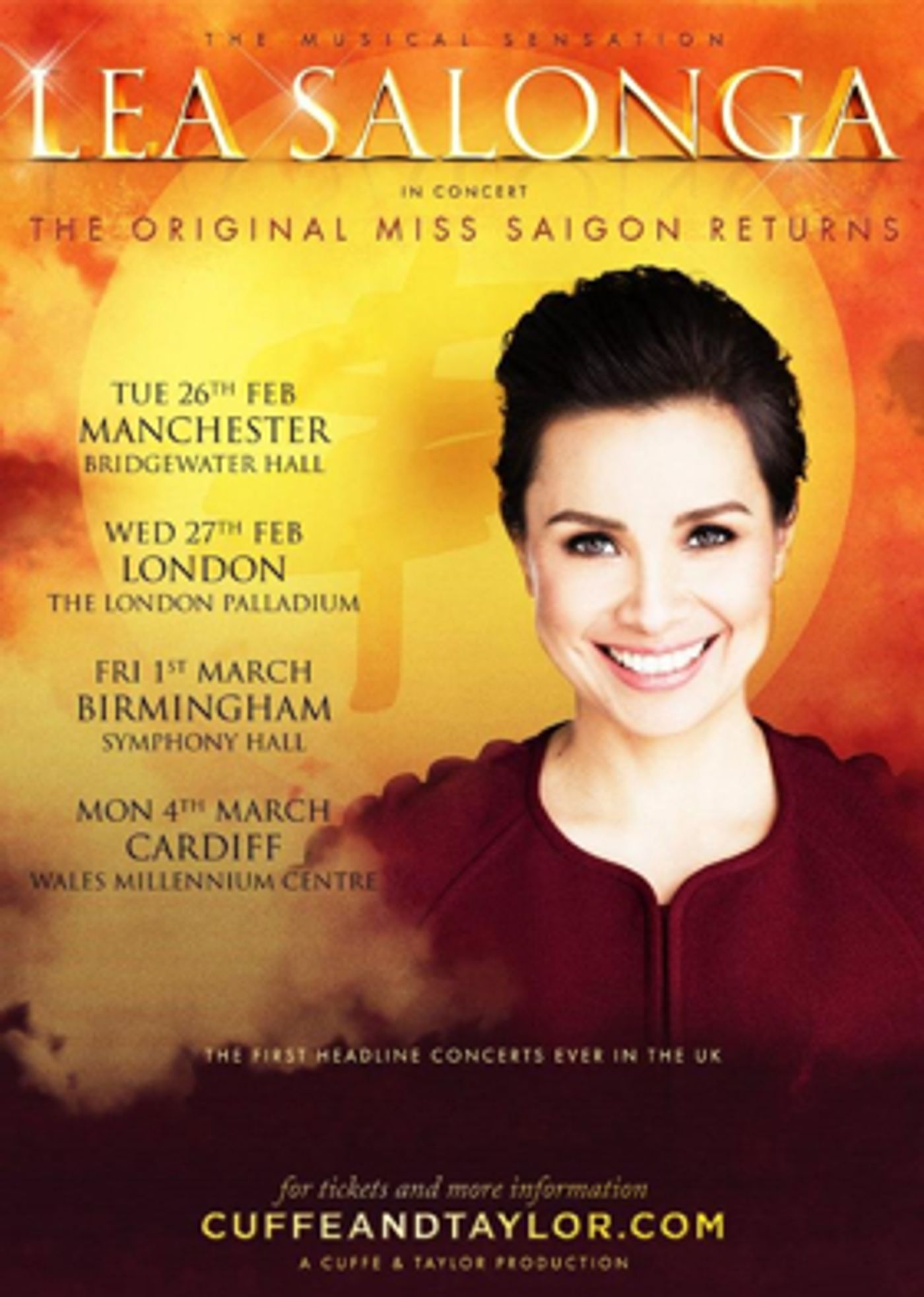 Lea Salonga to Embark on 2019 U.K. Tour  Image