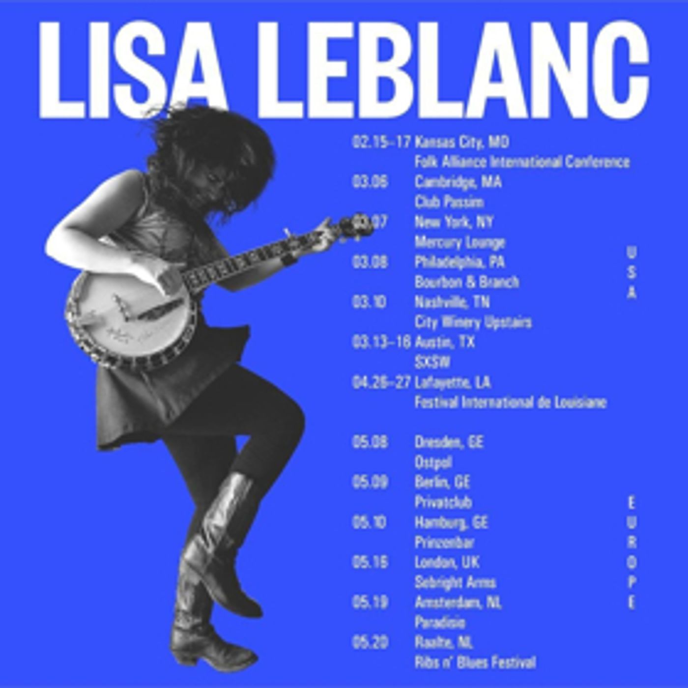 Canadian Banjo Slayer Lisa LeBlanc Announces US + SXSW Tour Dates Canadian Banjo Slayer Lisa LeBlanc Announces US + SXSW Tour Dates Image