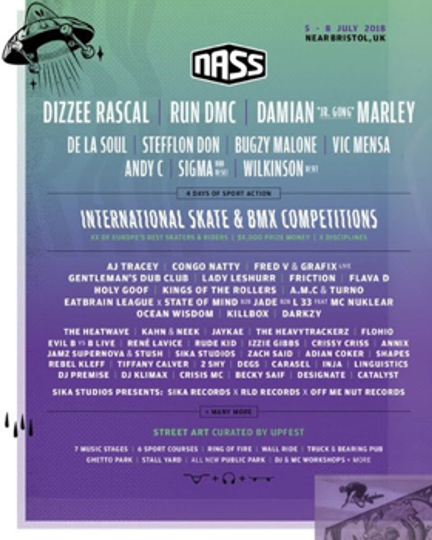 NASS Festival Reveals Third Wave Of Acts for 2018 Event NASS Festival Reveals Third Wave Of Acts for 2018 Event Image