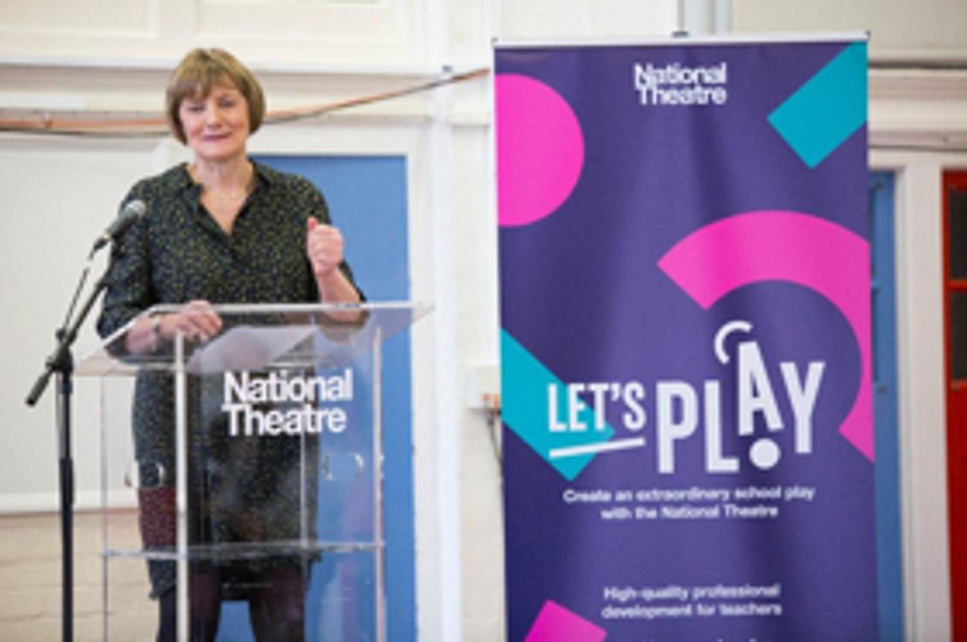 Sir Lenny Henry Launches Let's Play, The National Theatre's New National Primary School Programme Sir Lenny Henry Launches Let's Play, The National Theatre's New National Primary School Programme Image