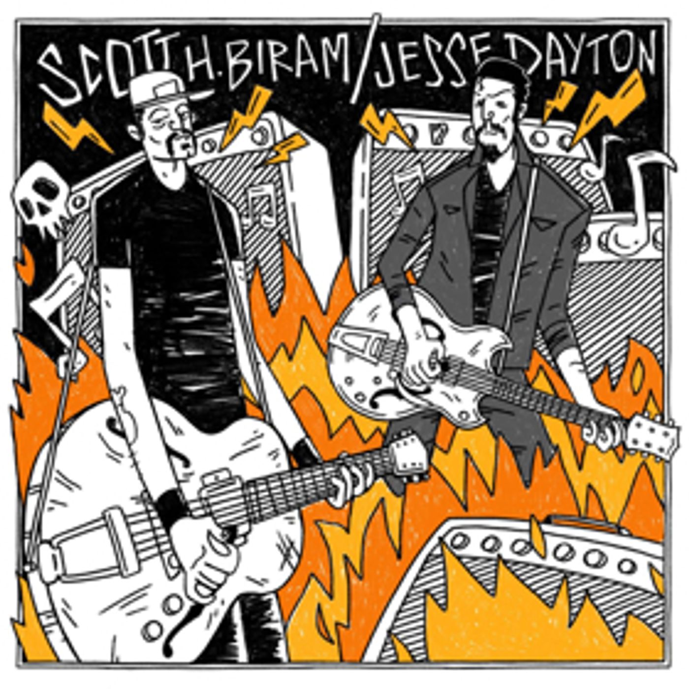 Scott H. Biram and Jesse Dayton Release Collaborative Covers 7”  Image