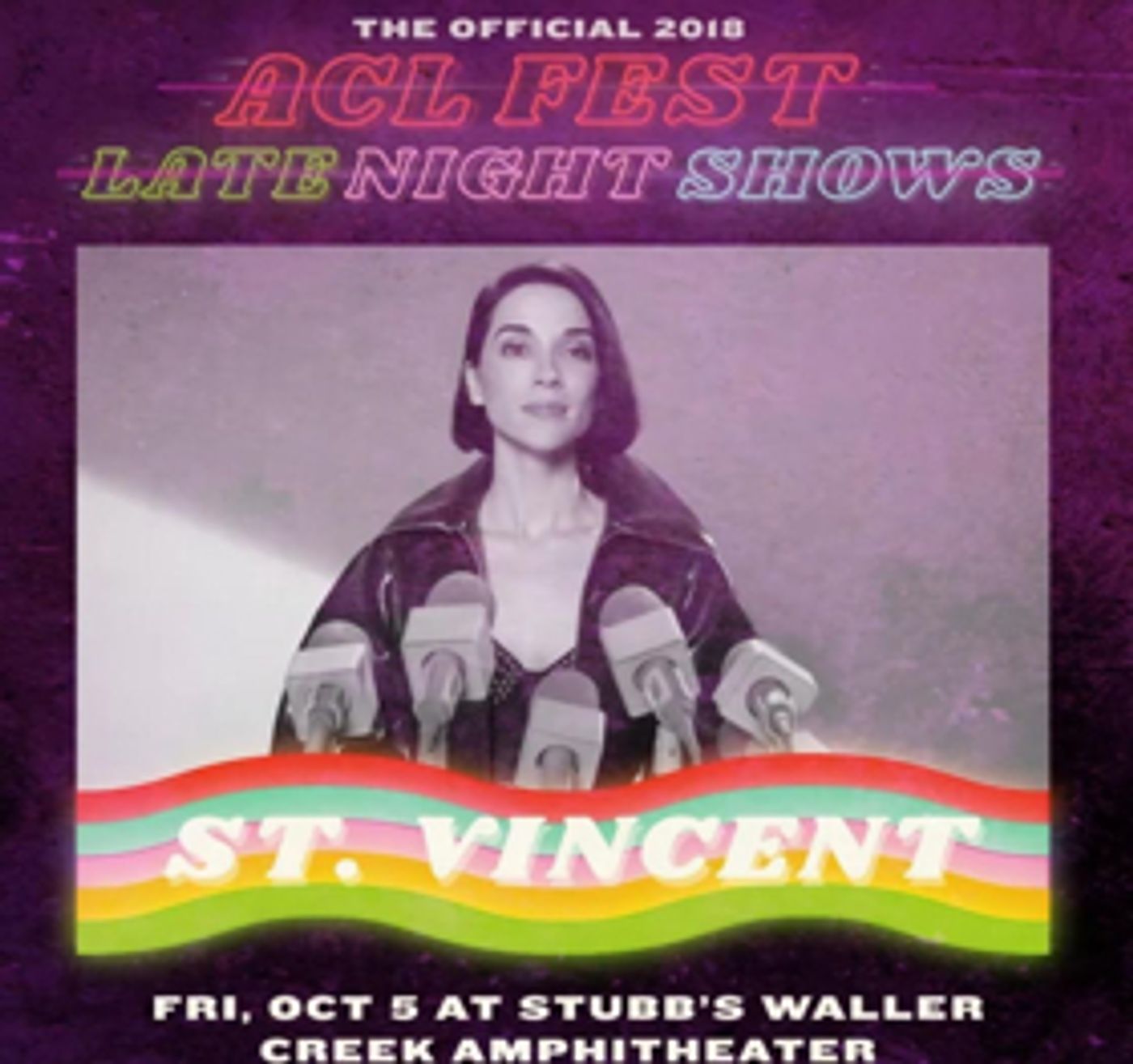 St. Vincent Adds Official 2018 ACL Fest Late Night Show to World Tour St. Vincent Adds Official 2018 ACL Fest Late Night Show to World Tour Image