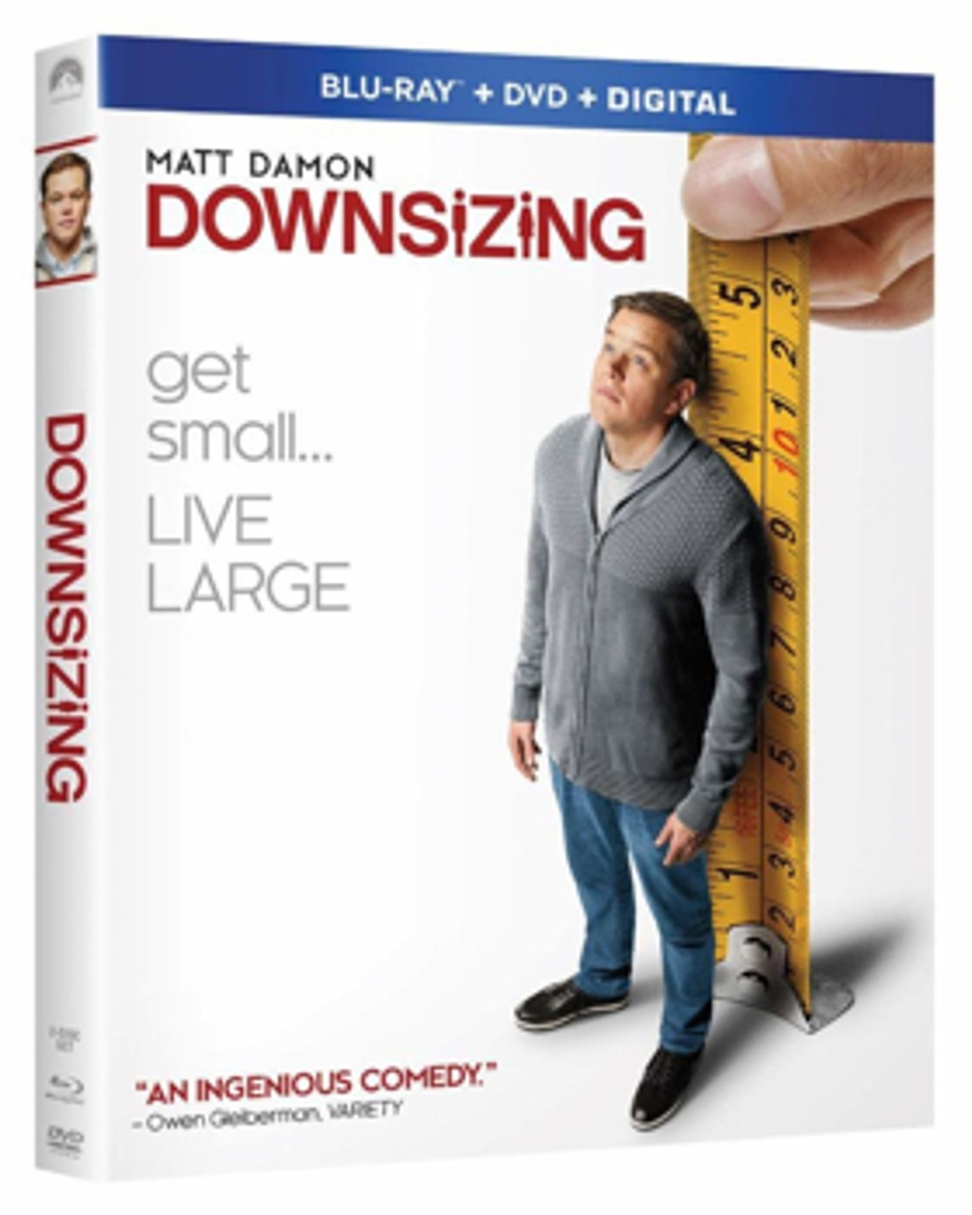 Matt Damon-Led DOWNSIZING Coming To DVD + Blu-Ray 3/20  Image