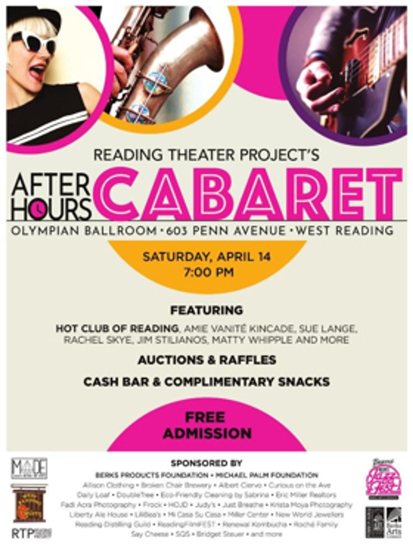 Reading Theater Project Celebrates Community With Free Admission Cabaret Reading Theater Project Celebrates Community With Free Admission Cabaret Image
