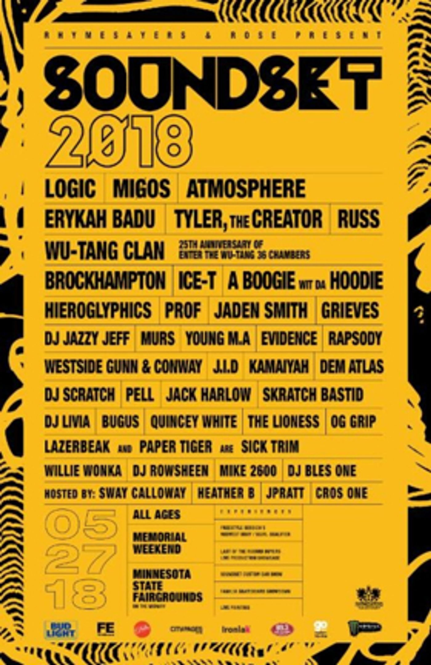 Soundset Announces 2018 Lineup, Tickets On Sale Friday 3/2 Soundset Announces 2018 Lineup, Tickets On Sale Friday 3/2 Image