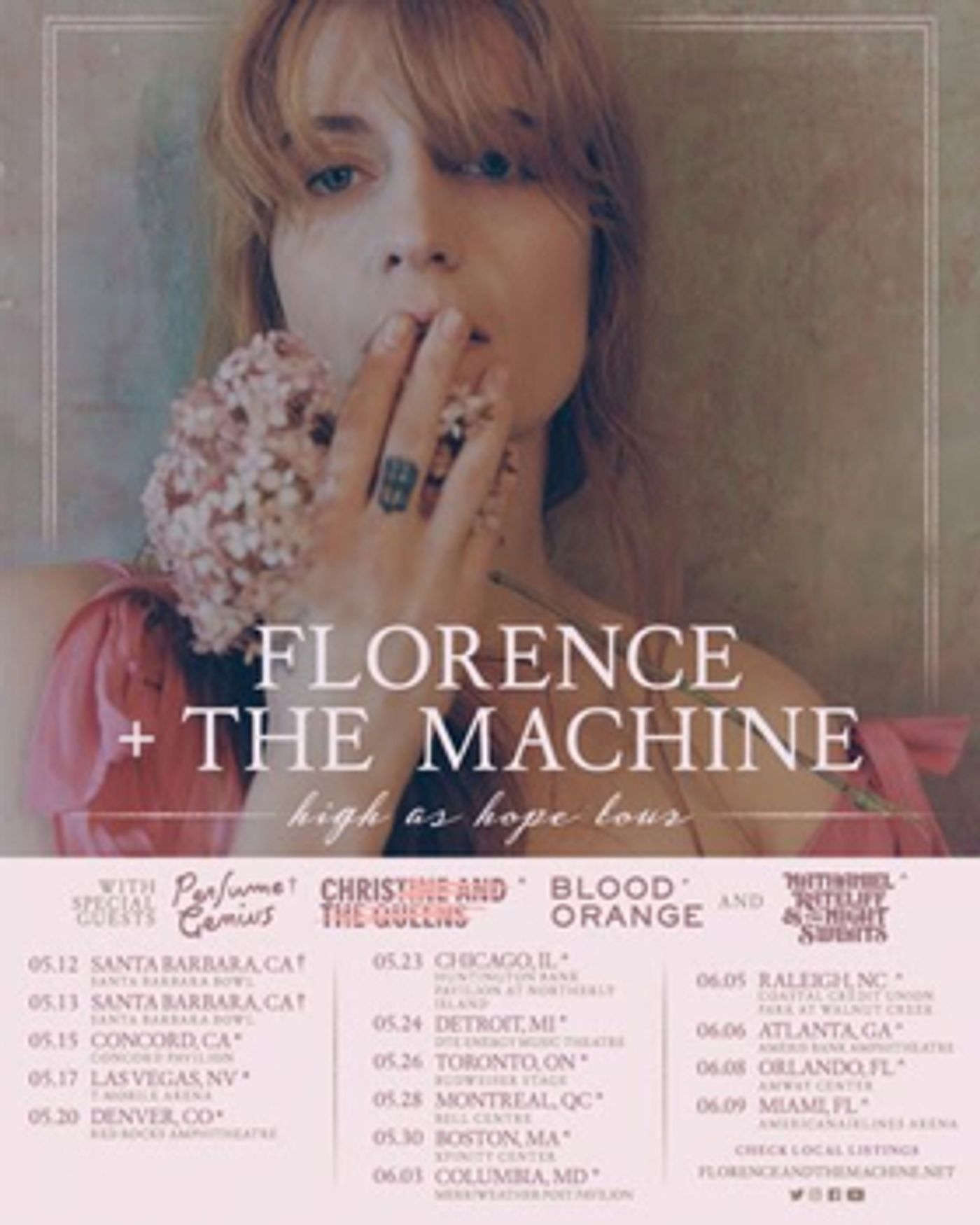 Florence + the Machine Announces 2019 North American Tour Dates  Image