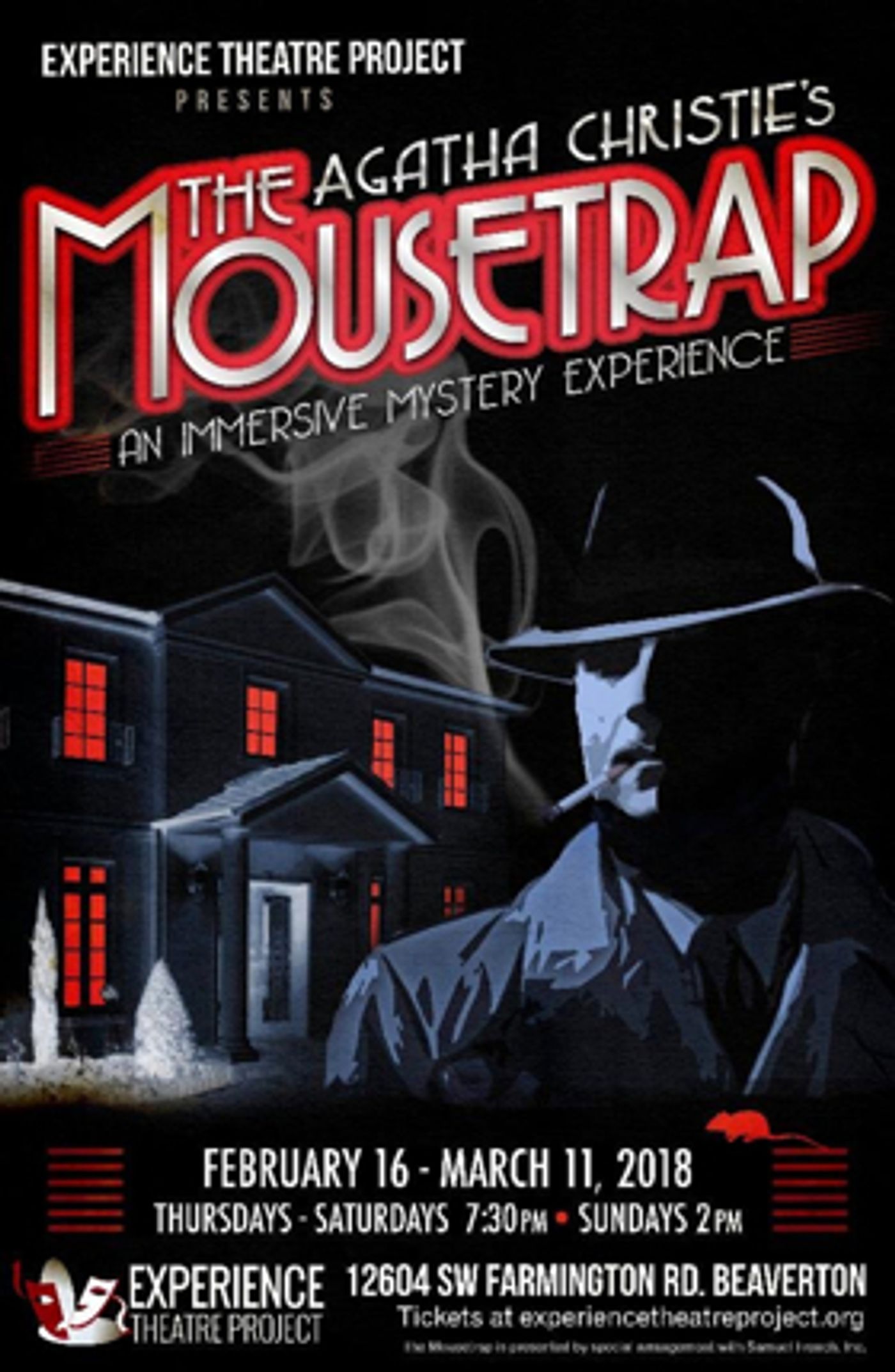 Experience Theatre Project presents Immersive Production of Agatha Christie's THE MOUSETRAP  Image
