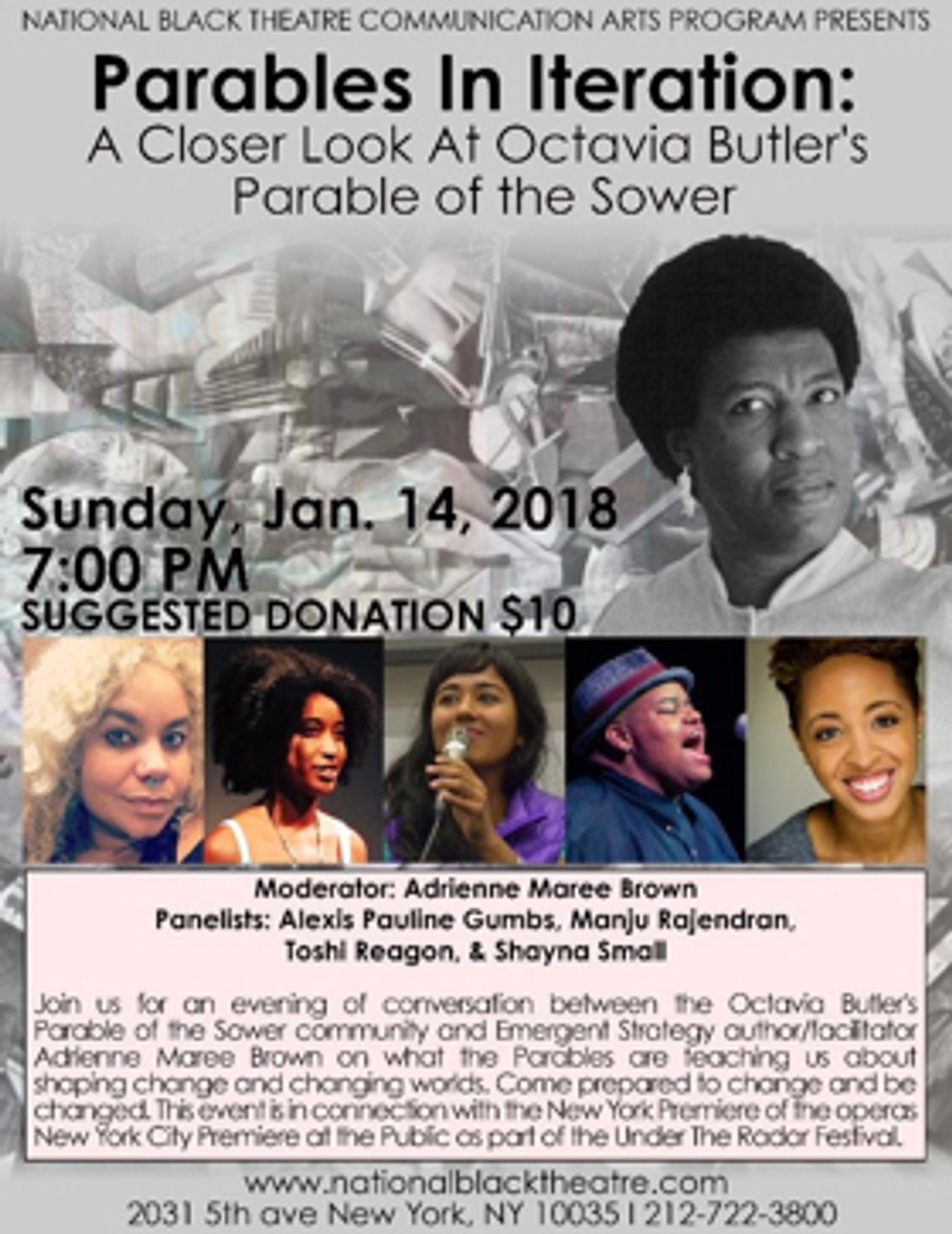 National Black Theatre Kicks Off 2018 With a Symposium National Black Theatre Kicks Off 2018 With a Symposium Image