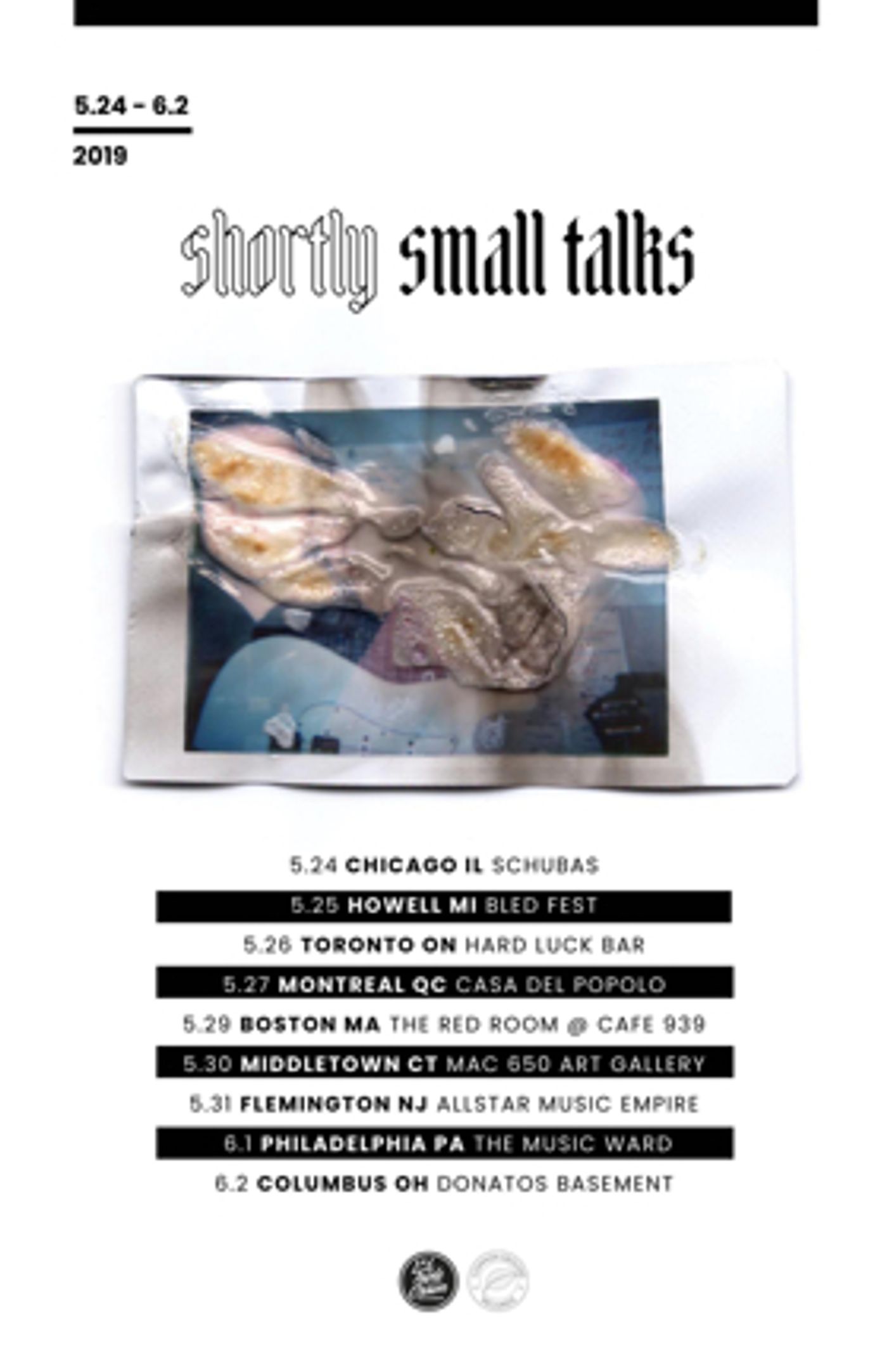 Shortly Kicks-Off Co-Headline Tour with Small Talks on May 24 Shortly Kicks-Off Co-Headline Tour with Small Talks on May 24 Image