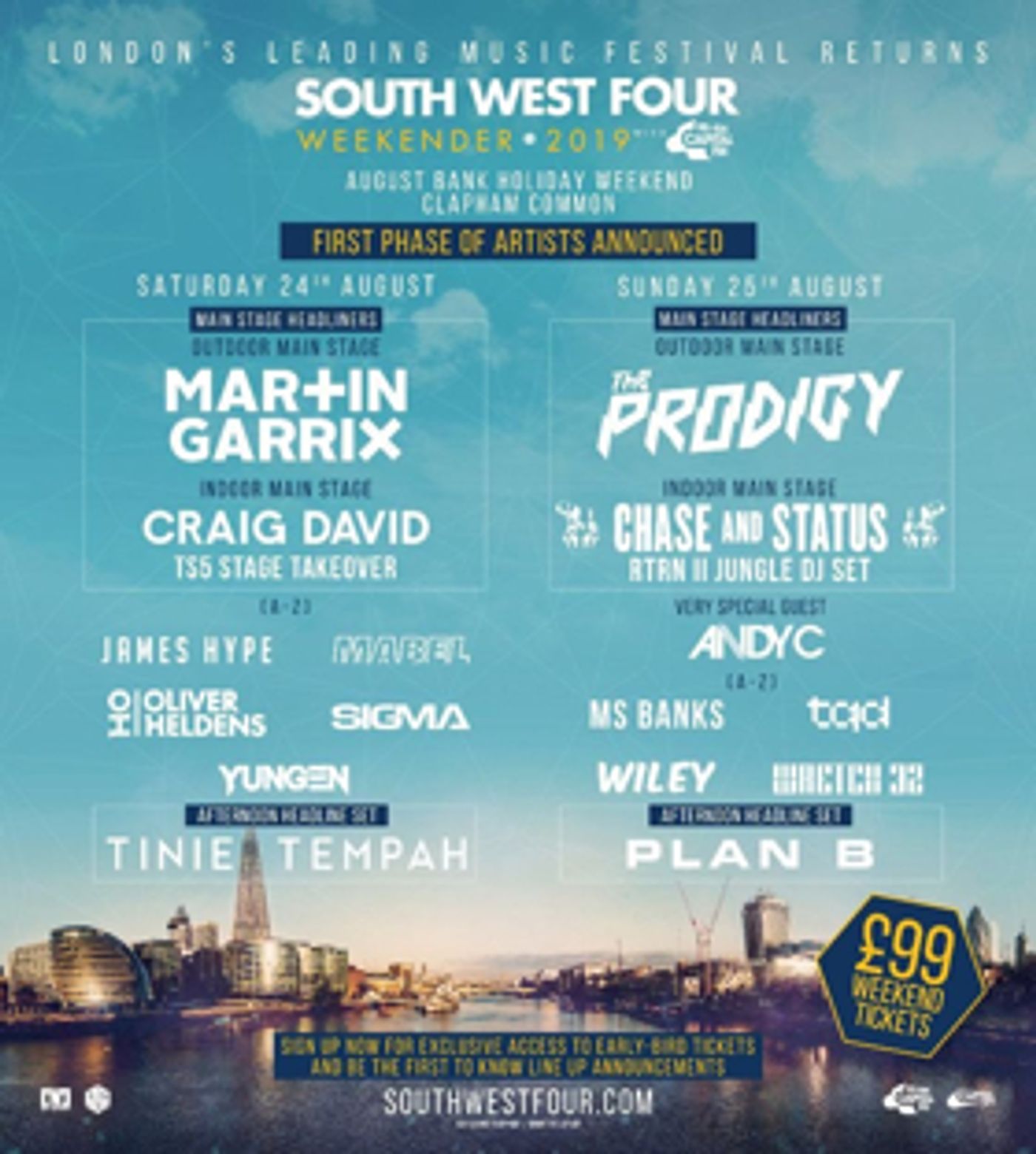 South West Four 2019 Announces First Phase Lineup  Image