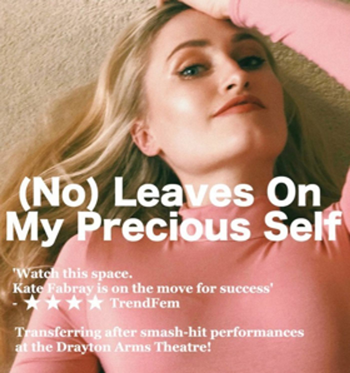 The Life Of The Young Actor Examined At The King's Head Theatre With (NO) LEAVES ON MY PRECIOUS SELF  Image