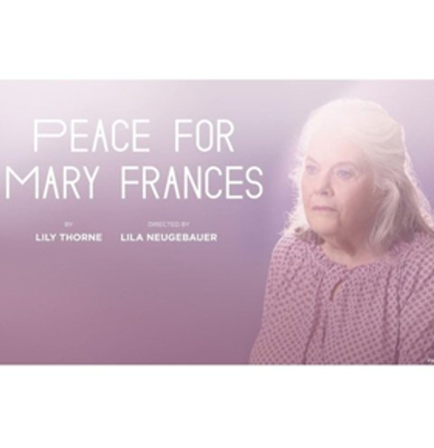 Bid Now On Two Tickets to Opening Night and Party of PEACE FOR MARY FRANCES on May 23 Plus a Photo-Op with the Cast Bid Now On Two Tickets to Opening Night and Party of PEACE FOR MARY FRANCES on May 23 Plus a Photo-Op with the Cast Image