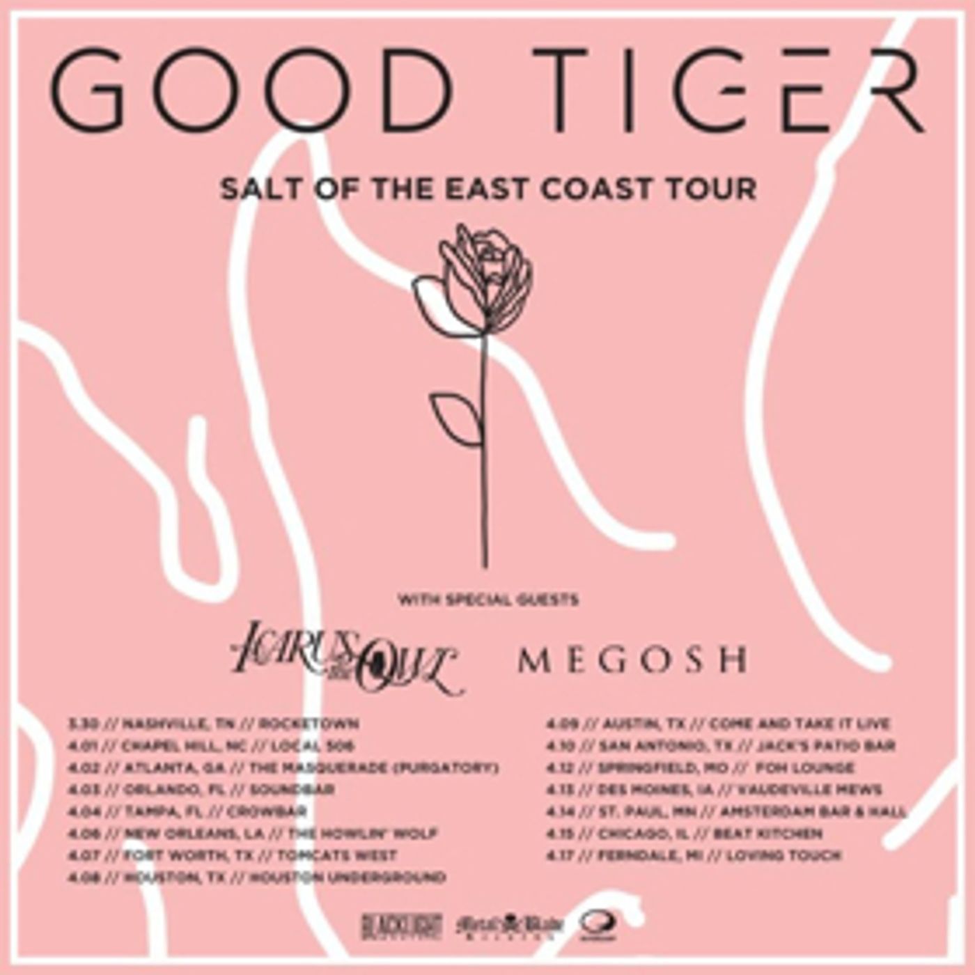 GOOD TIGER Announces Salt Of The East Coast Headline Tour With Icarus The Owl & Megosh GOOD TIGER Announces Salt Of The East Coast Headline Tour With Icarus The Owl & Megosh Image