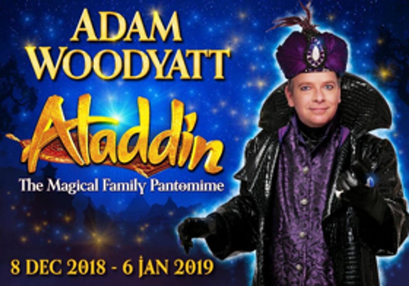 Adam Woodyatt Returns To Swindon To Star As Abanazar In ALADDIN Adam Woodyatt Returns To Swindon To Star As Abanazar In ALADDIN Image