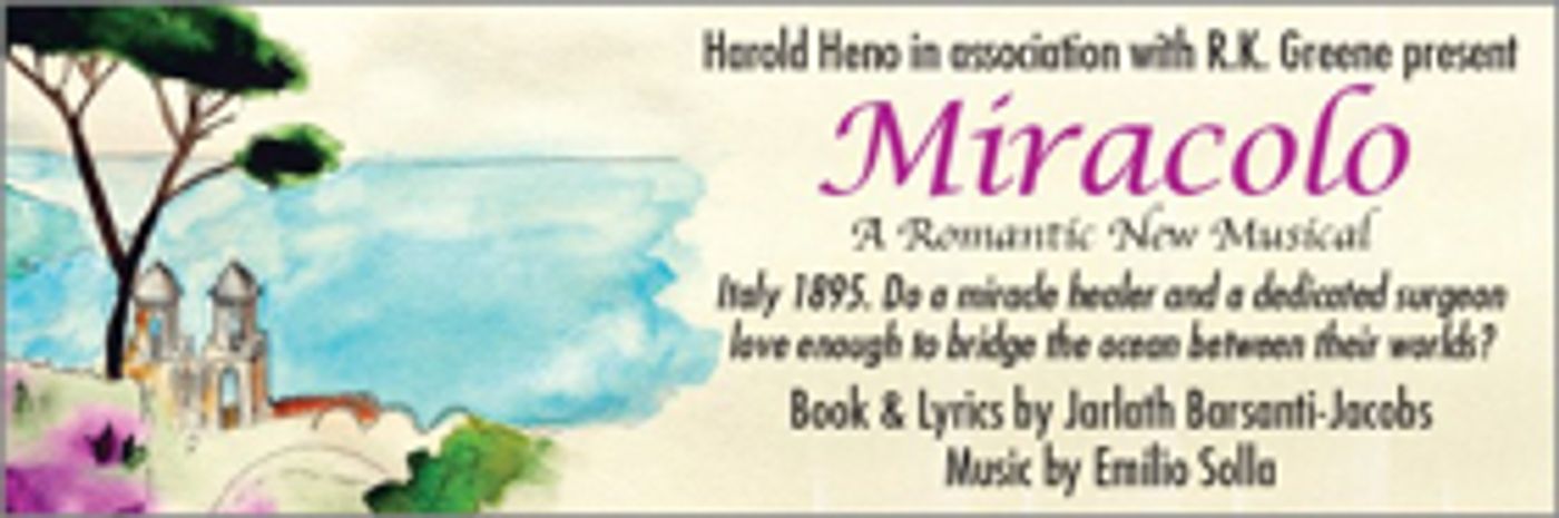 Theater Resources Unlimited Announces The Cast And Industry Talkback Panel For MIRACOLO  Image