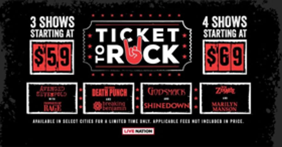Get Your TICKET TO ROCK This Summer with Some of the Hottest Tours Bundled Together via Live Nation Image