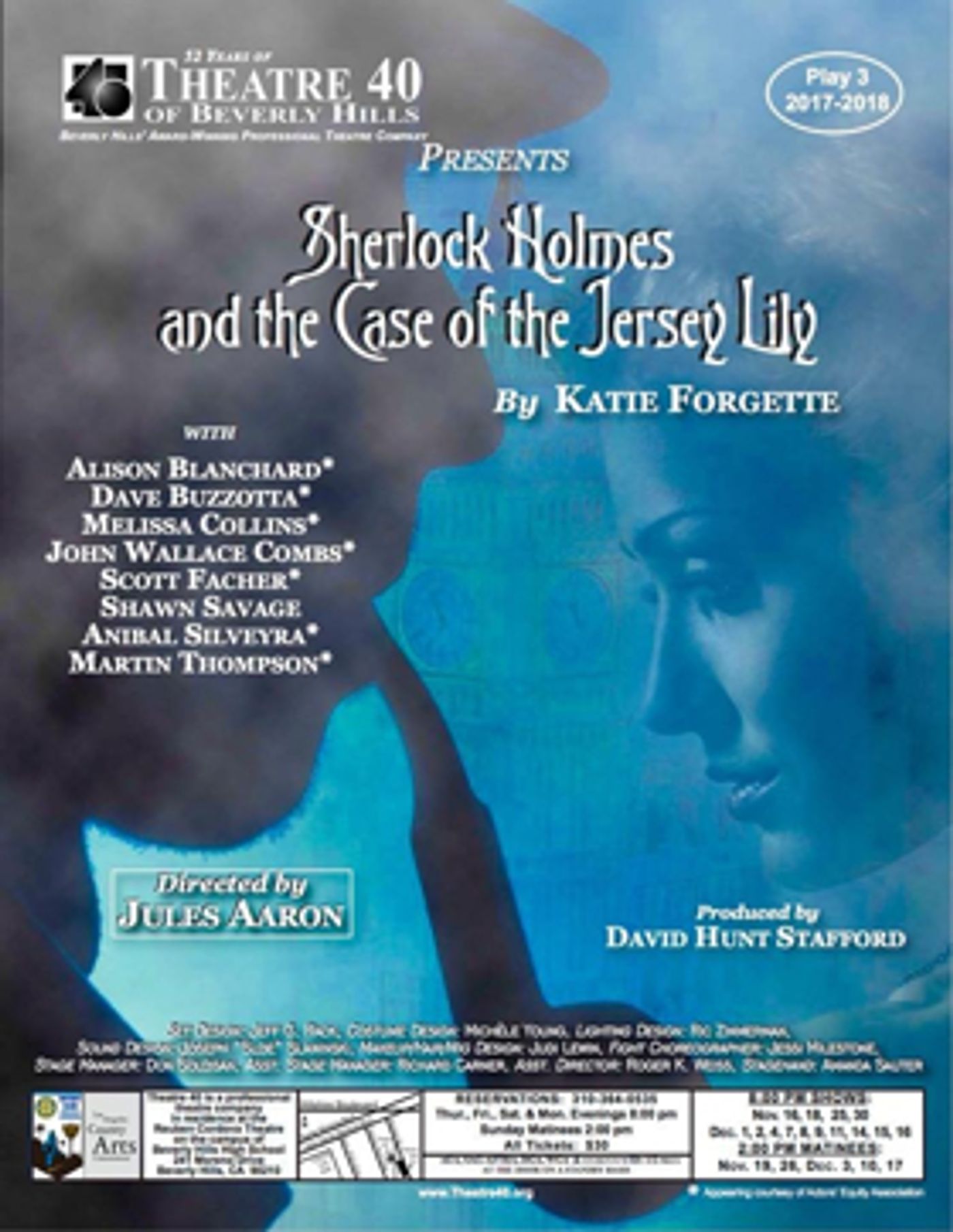 Review: The Renowned Detective Returns in Style to Theatre 40 in SHERLOCK HOLMES AND THE CASE OF THE JERSEY LILY  Image