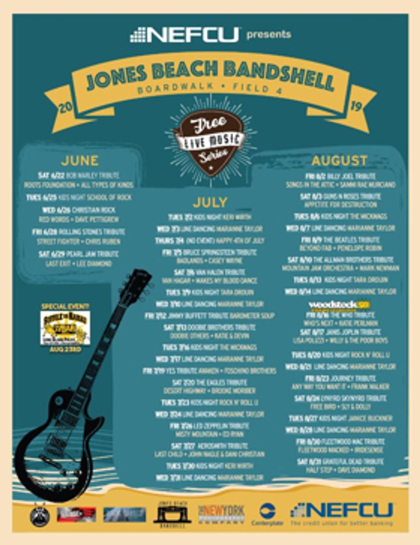 Jones Beach Bandshell Announces 2019 Schedule  Image
