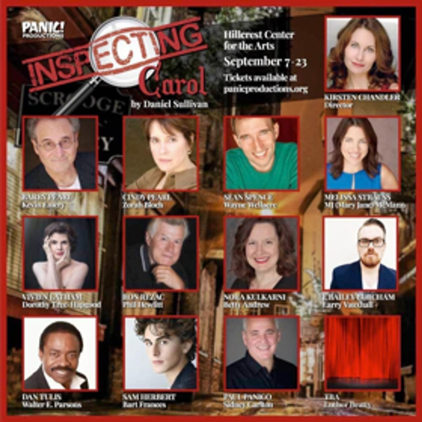 PANIC! Productions Announces the Full Cast of INSPECTING CAROL PANIC! Productions Announces the Full Cast of INSPECTING CAROL Image