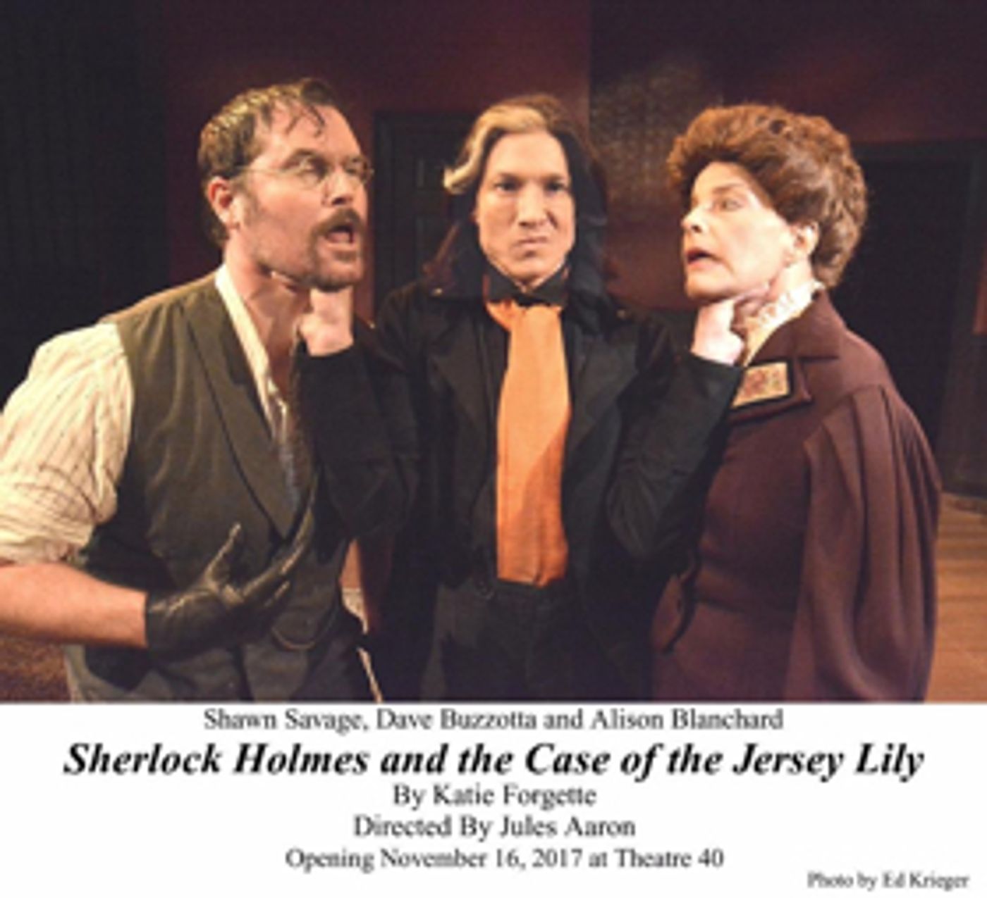 Review: The Renowned Detective Returns in Style to Theatre 40 in SHERLOCK HOLMES AND THE CASE OF THE JERSEY LILY  Image