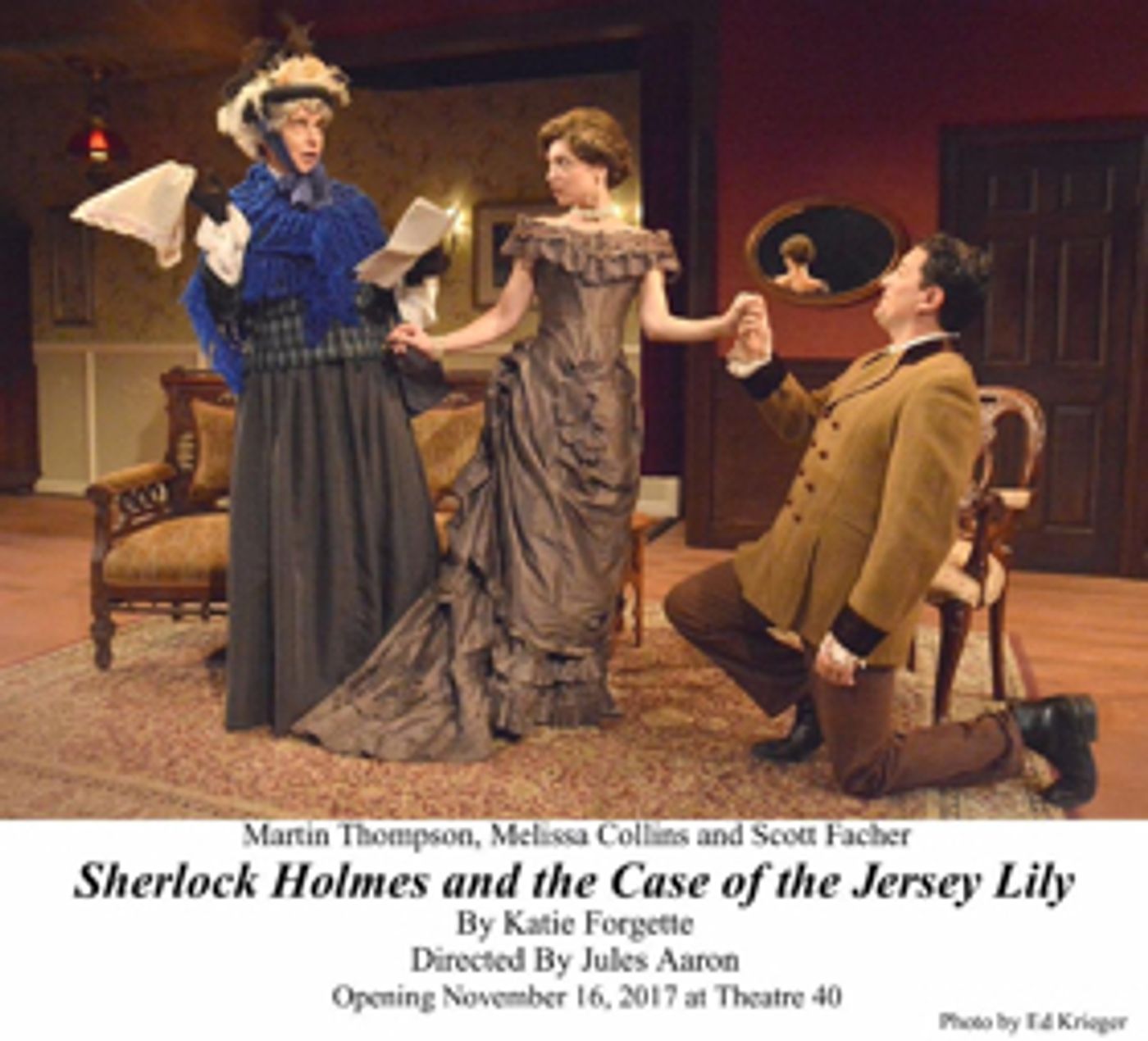 Review: The Renowned Detective Returns in Style to Theatre 40 in SHERLOCK HOLMES AND THE CASE OF THE JERSEY LILY  Image
