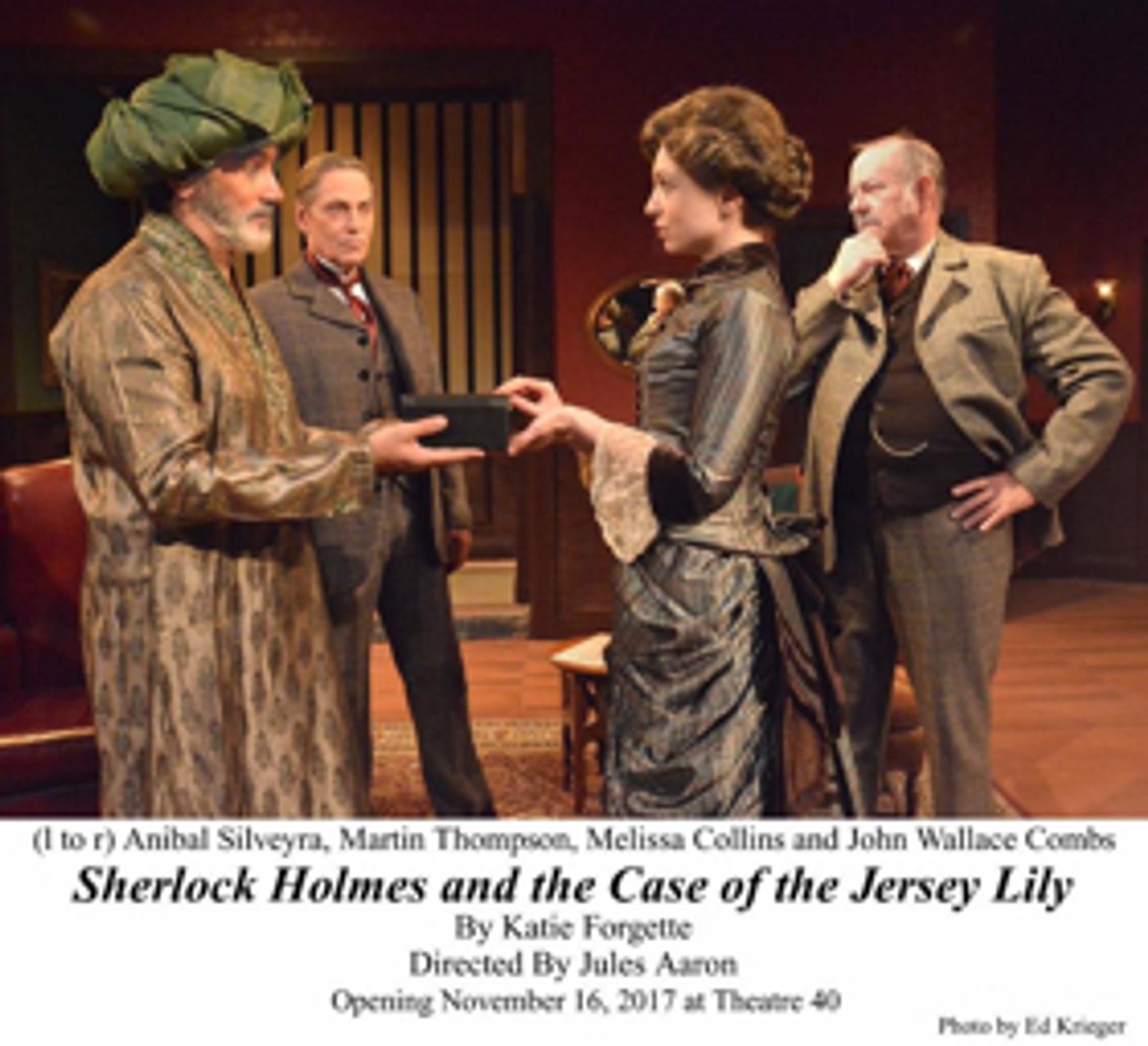 Review: The Renowned Detective Returns in Style to Theatre 40 in SHERLOCK HOLMES AND THE CASE OF THE JERSEY LILY  Image