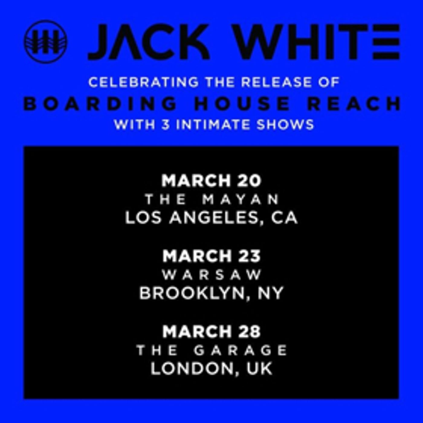 Jack White of The White Stripes Announces Intimate Shows in L.A., Brooklyn, & London  Image