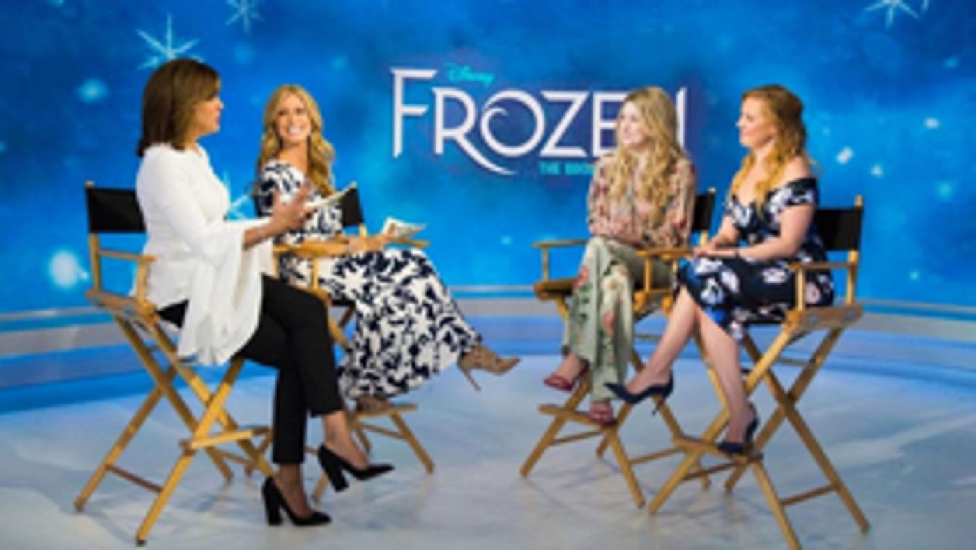 VIDEO: FROZEN Stars Caissie Levy & Patti Murin Discuss Their Emotional Opening Night on NBC TODAY  Image