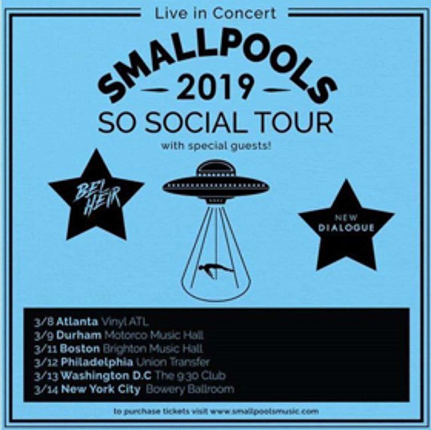 New Dialogue To Join Smallpools On 'So Social Tour' New Dialogue To Join Smallpools On 'So Social Tour' Image