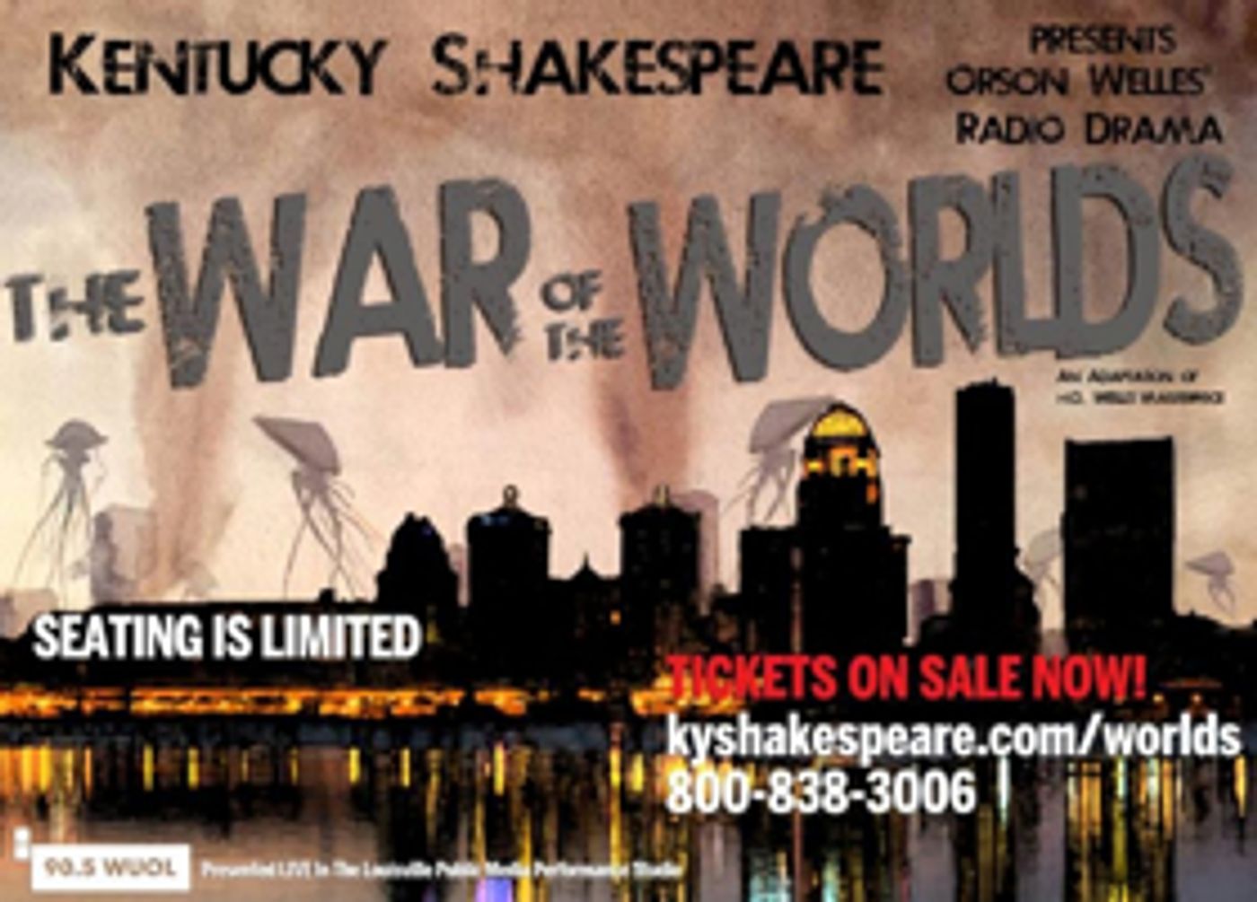 KY Shakespeare Presents WAR OF THE WORLDS KY Shakespeare Presents WAR OF THE WORLDS Image