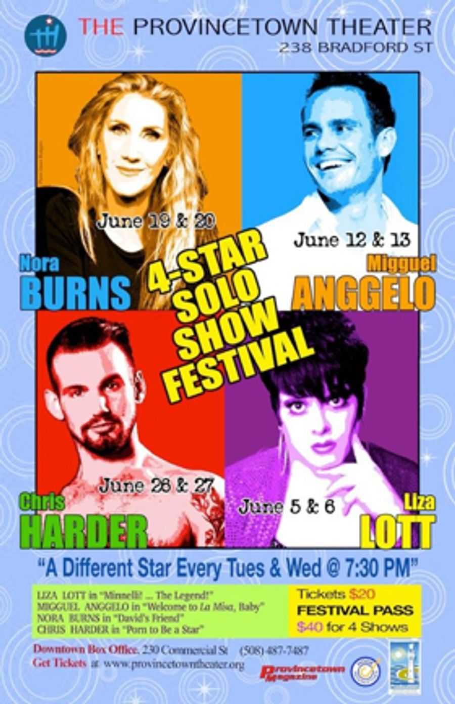 For Month of June, the Provincetown Theater Debuts 4-Star Solo Show Festival Image