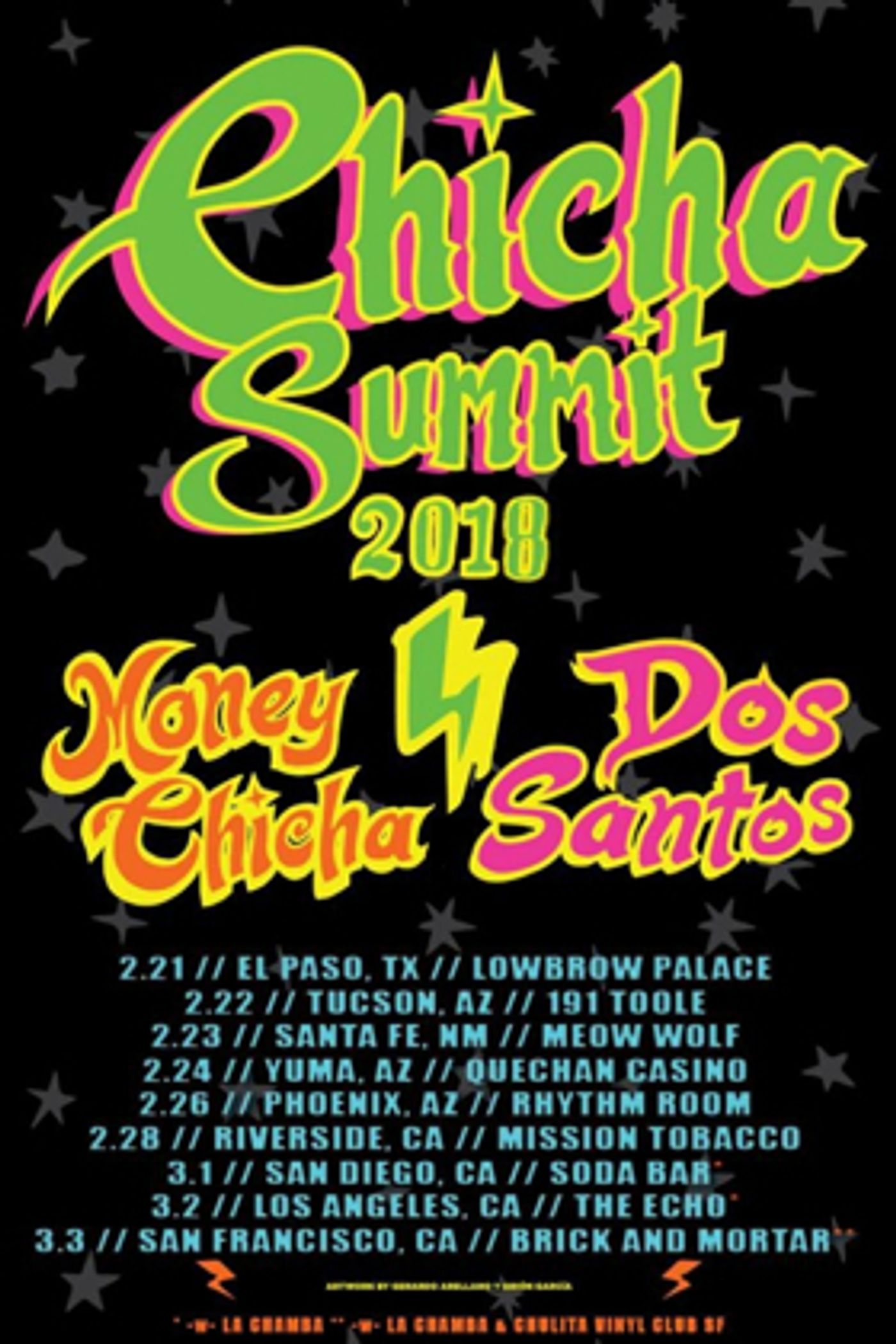 Money Chicha and Dos Santos Take Their CHICHA SUMMIT 2018 Tour Across the Southwest and West Coast  Image
