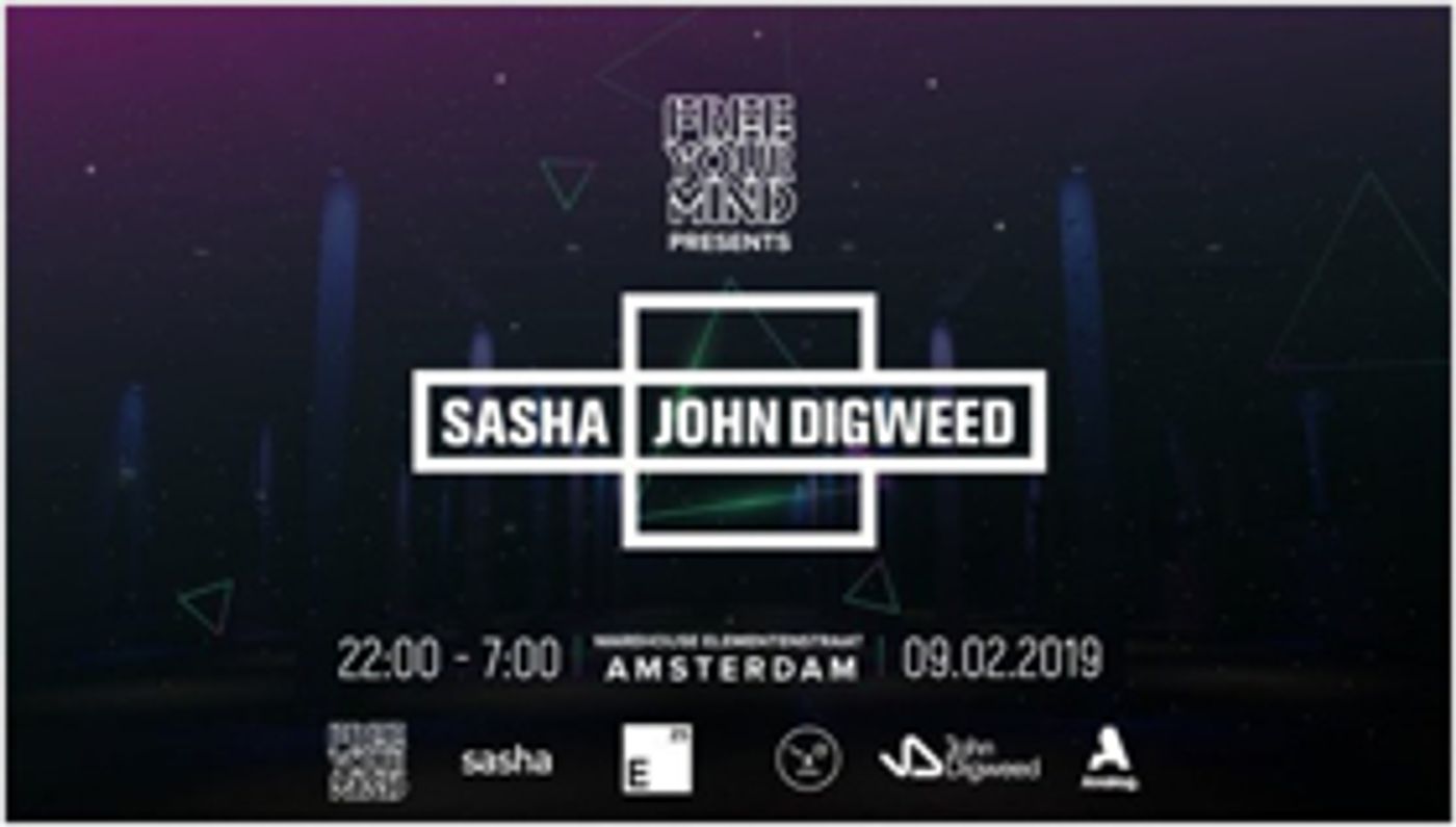 Free Your Mind Announces Warehouse Edition With Special Guests Sasha & John Digweed Free Your Mind Announces Warehouse Edition With Special Guests Sasha & John Digweed Image