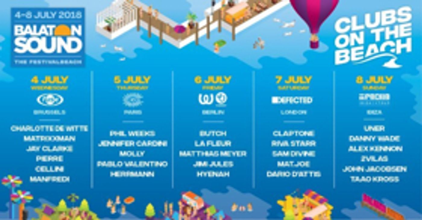 Balaton Sound Add Sven Vath, Black Coffee, Adriatique, Camelphat & More to 11th Anniversary Line-Up  Image