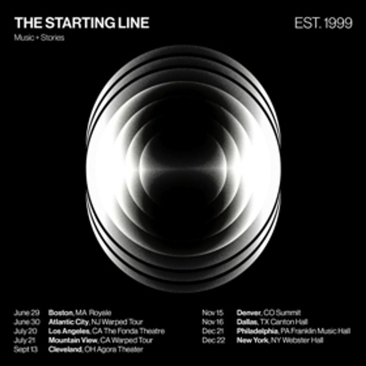 The Starting Line Announces 'EST: 1999 Music + Stories' Tour The Starting Line Announces 'EST: 1999 Music + Stories' Tour Image
