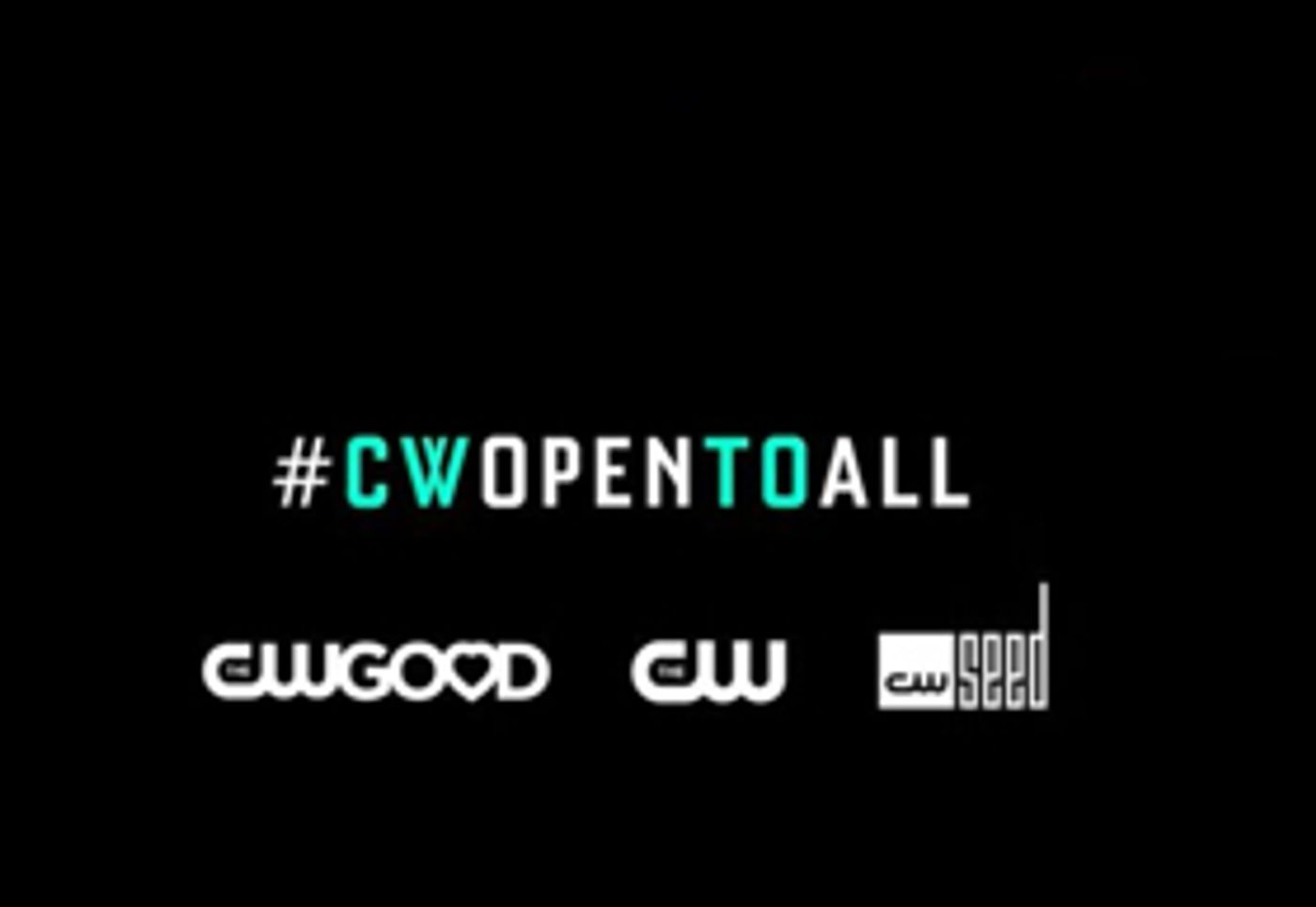 The CW Network Launches #CWOpenToAll to Promote Representation and Inclusion  Image