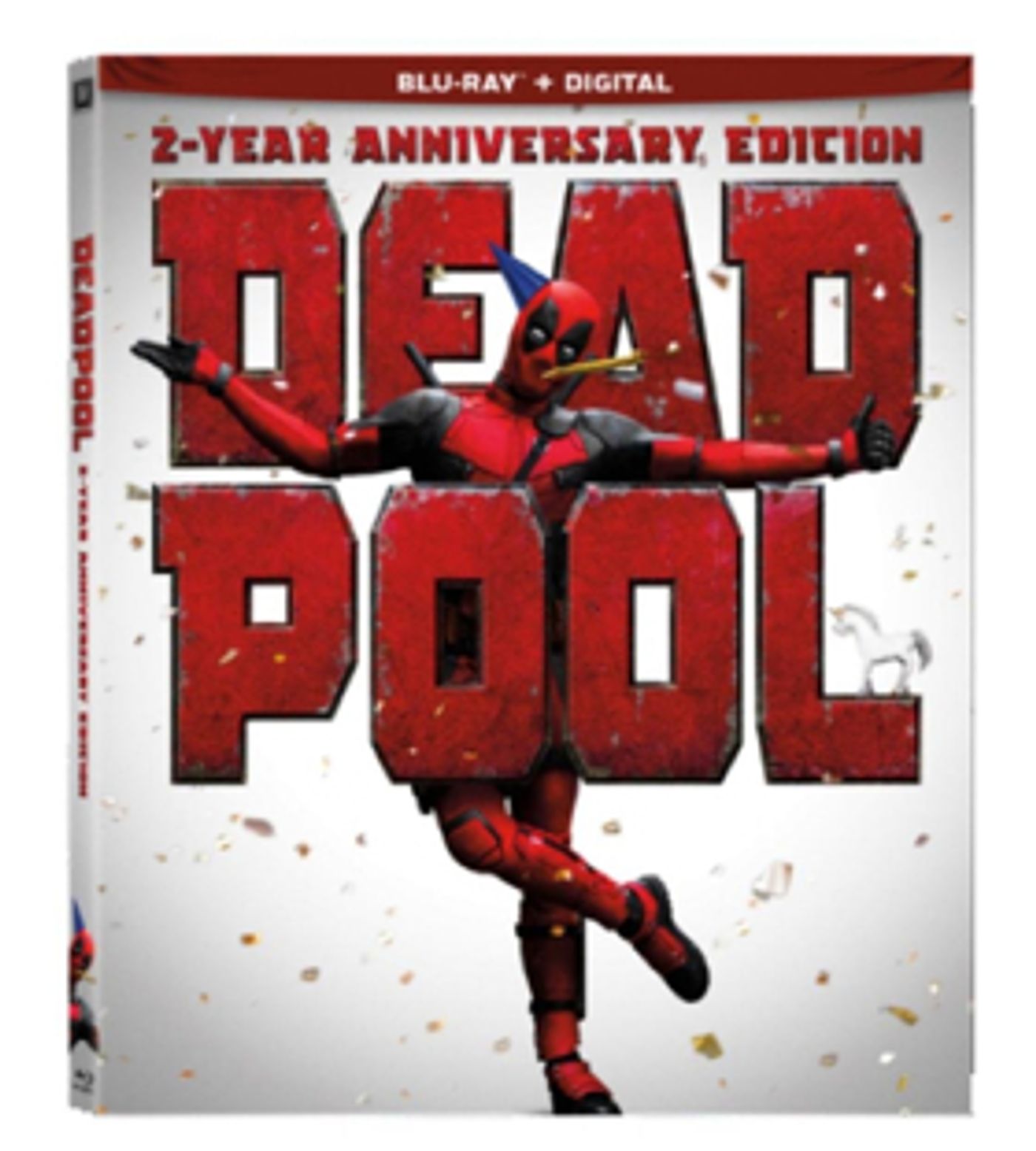 Deadpool Brings Sackload of Party Favors For A Two-Year Anniversary Blu-ray and Steelbook Deadpool Brings Sackload of Party Favors For A Two-Year Anniversary Blu-ray and Steelbook Image
